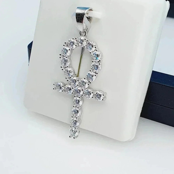 "925 Sterling Silver Cubic Zirconia Pendant, UU1P6A6002 - Picture 6 of 10